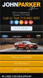 Mobile Screenshot of johnparkermotors.com